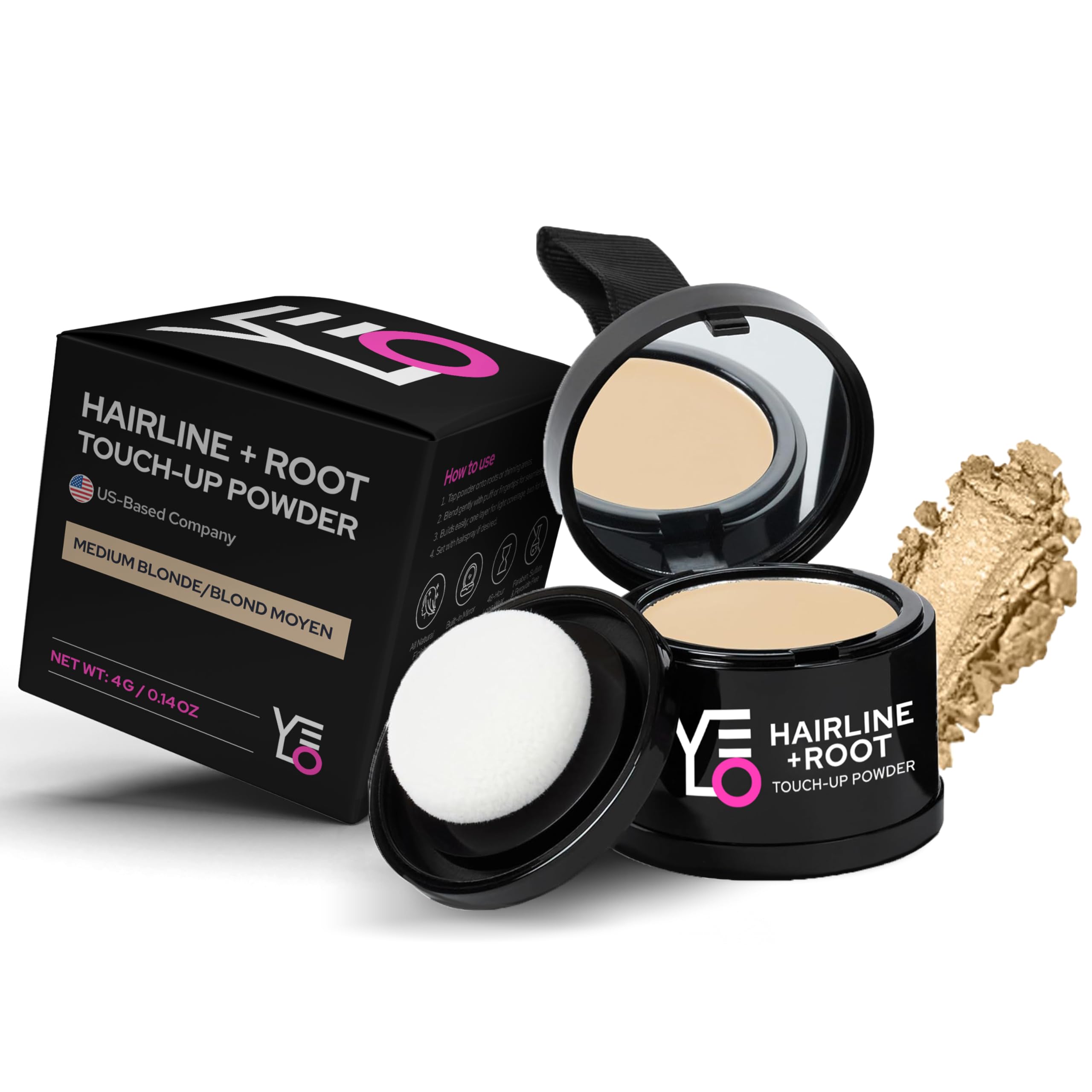 VELO Root Touch Up Powder Medium Blonde
