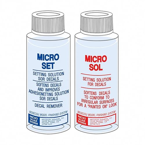 Decal Setting Solution-Micro Scale Micro Sol 102 + Micro Set
