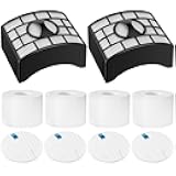 Colorfullife UV700 Vacuum Filter Replacement Kit for Shark DuoClean Speed Lift-away NV770, NV771, UV700, Repalce Part XFF600, XHF600