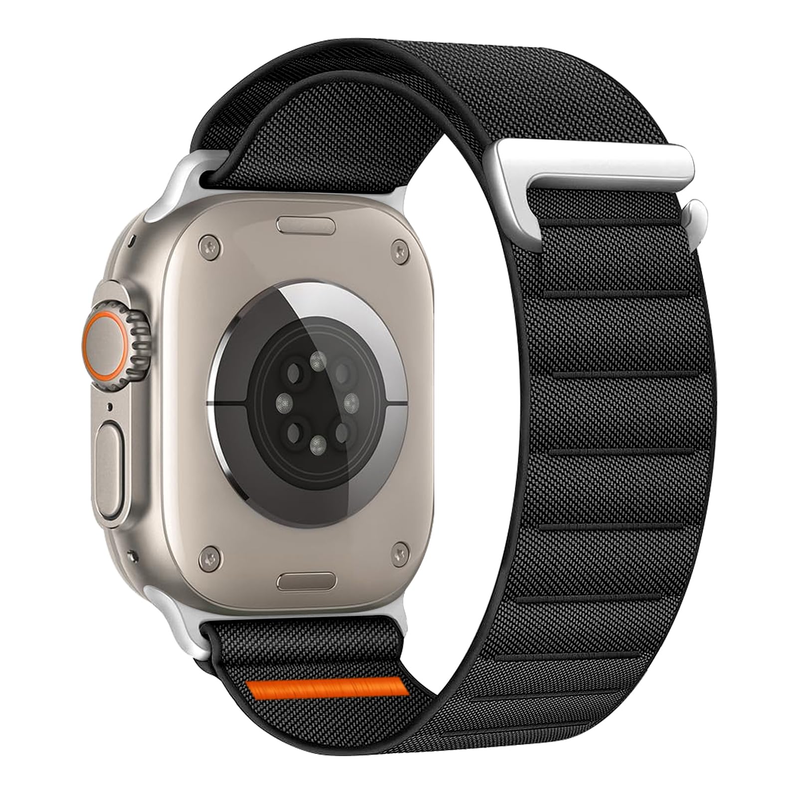Zspoly Alpine Loop Nylon Armband Kompatibel mit Apple Watch Armband 49mm 45mm 44mm 46mm 42mm, Stoff Sport C-Haken Nylon Band für iWatch Ultra 3 2 SE Series 11 10 9 8 7 6 5 4 3 2 1