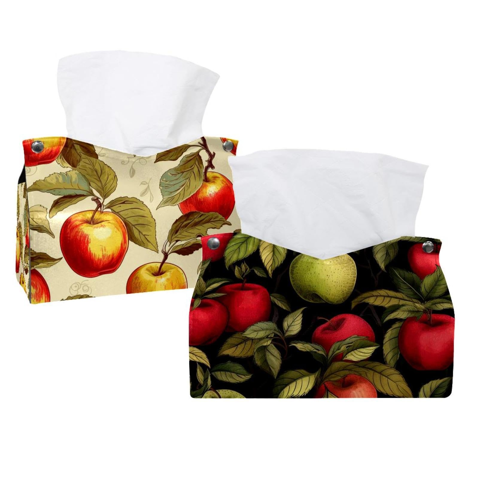 Boîte à mouchoirs fruits distributeur design Barth lot de 2 table chambre