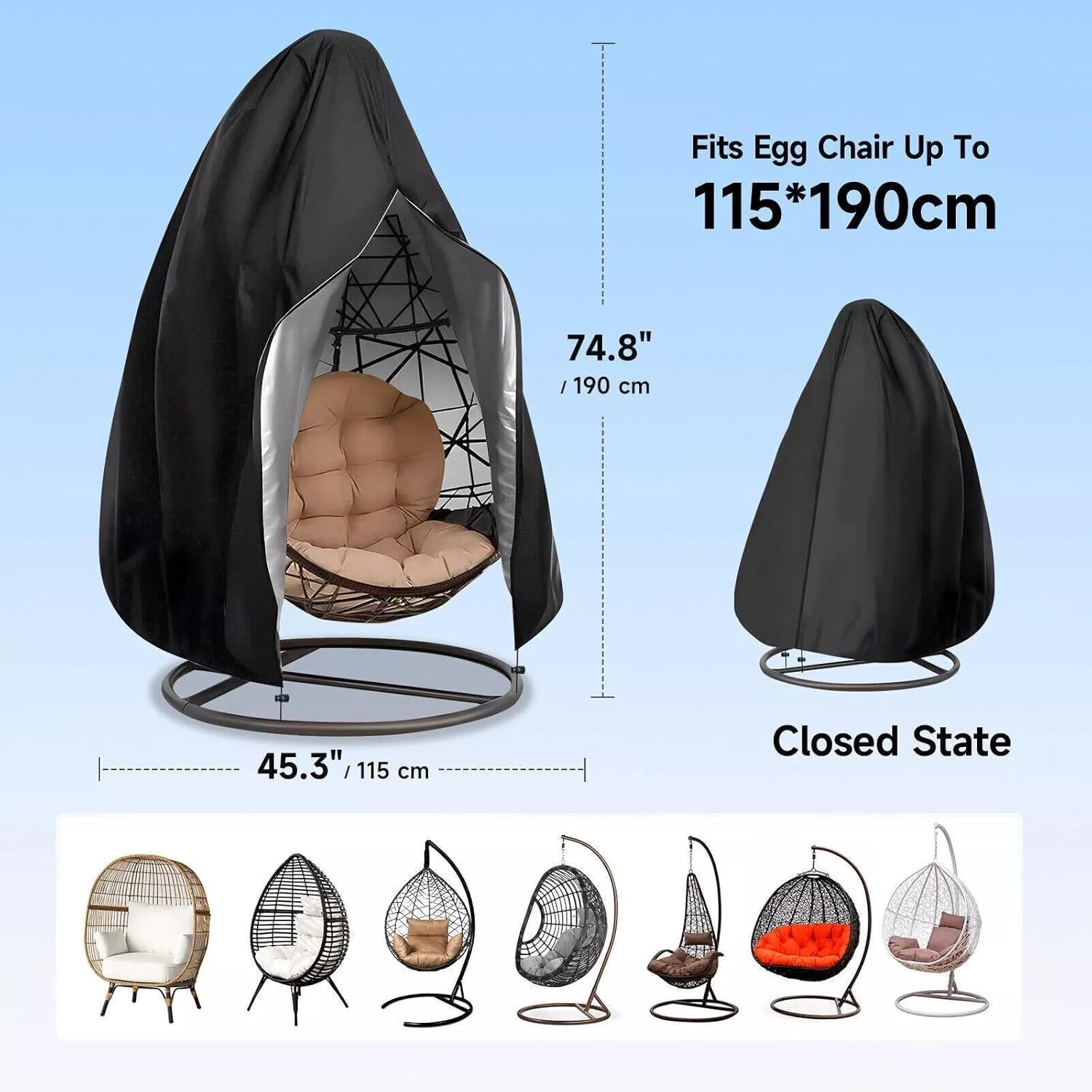 Couverture De Chaise Suspendue, Housse De Fauteuil Suspendu, Housse De