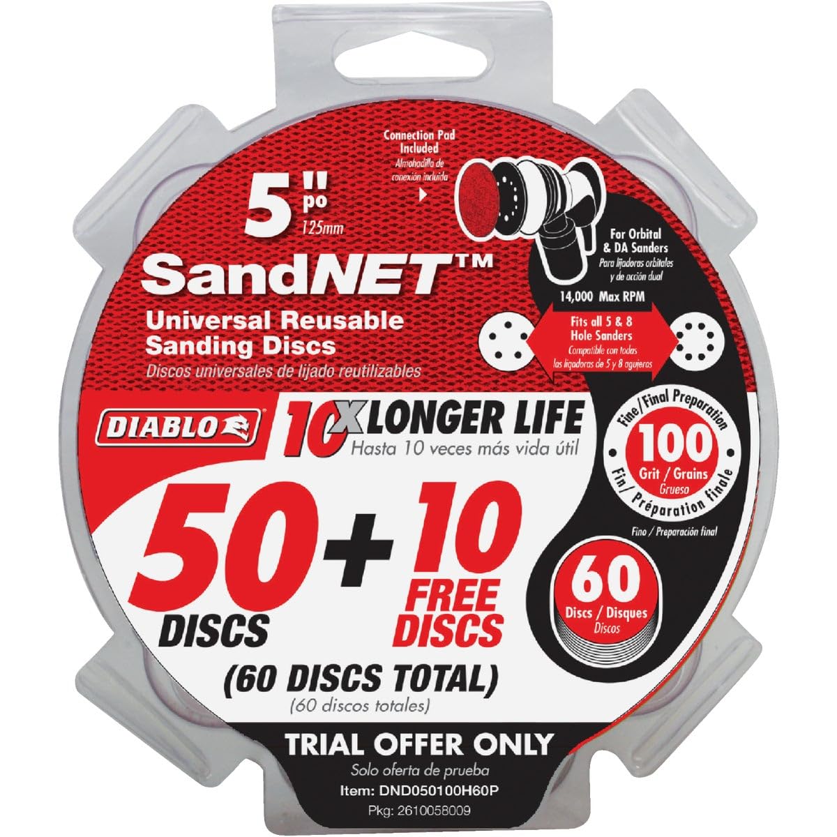 DIABLO 5 SANDNET H&L 100G 60PK