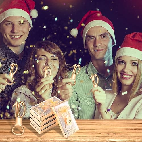 Miniatura 9 de 24 abridores de botellas de cumpleaños número 10 para recuerdos de fiesta de cumpleaños 10, aniversarios de boda, recuerdos, regalos, decoraciones,