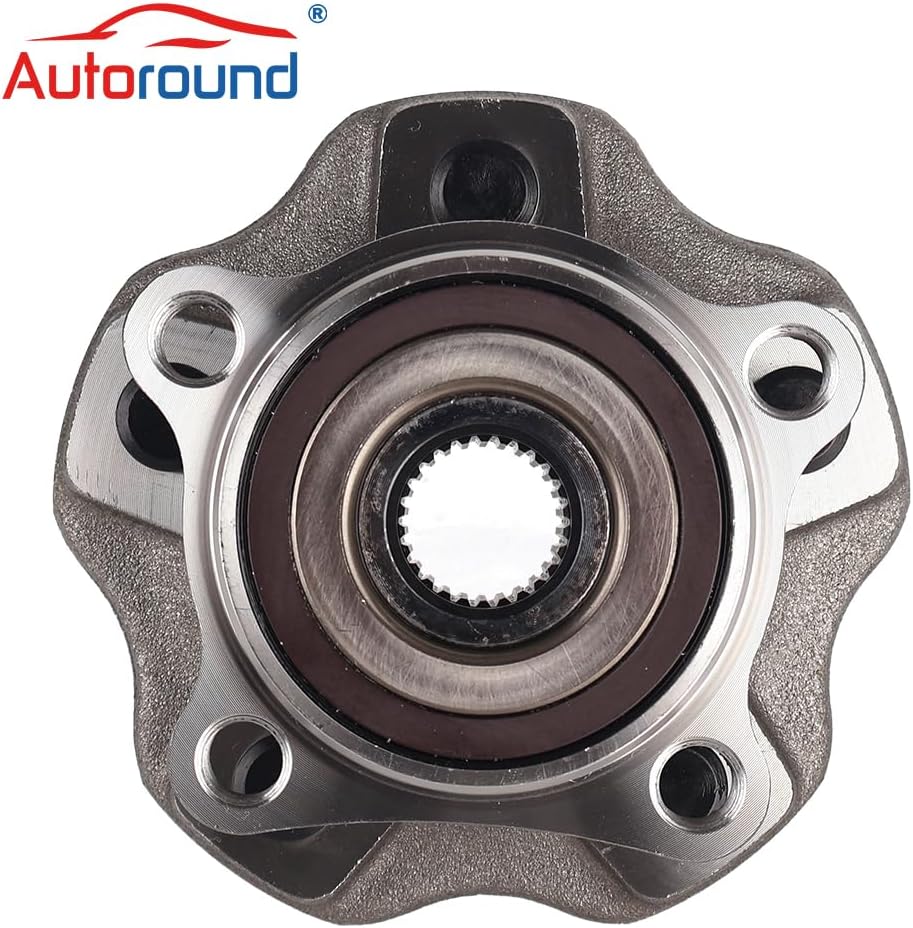 Autoround 512365 Rear Wheel Hub and Bearing Assembly Fit for Toyota Highlander 2014-2023 / Sienna 21-23, Lexus RX350 2010-2022 / RX350L 18-22 / RX450h 10-20 / RX450hL 18-22, 5-Lug w/ABS