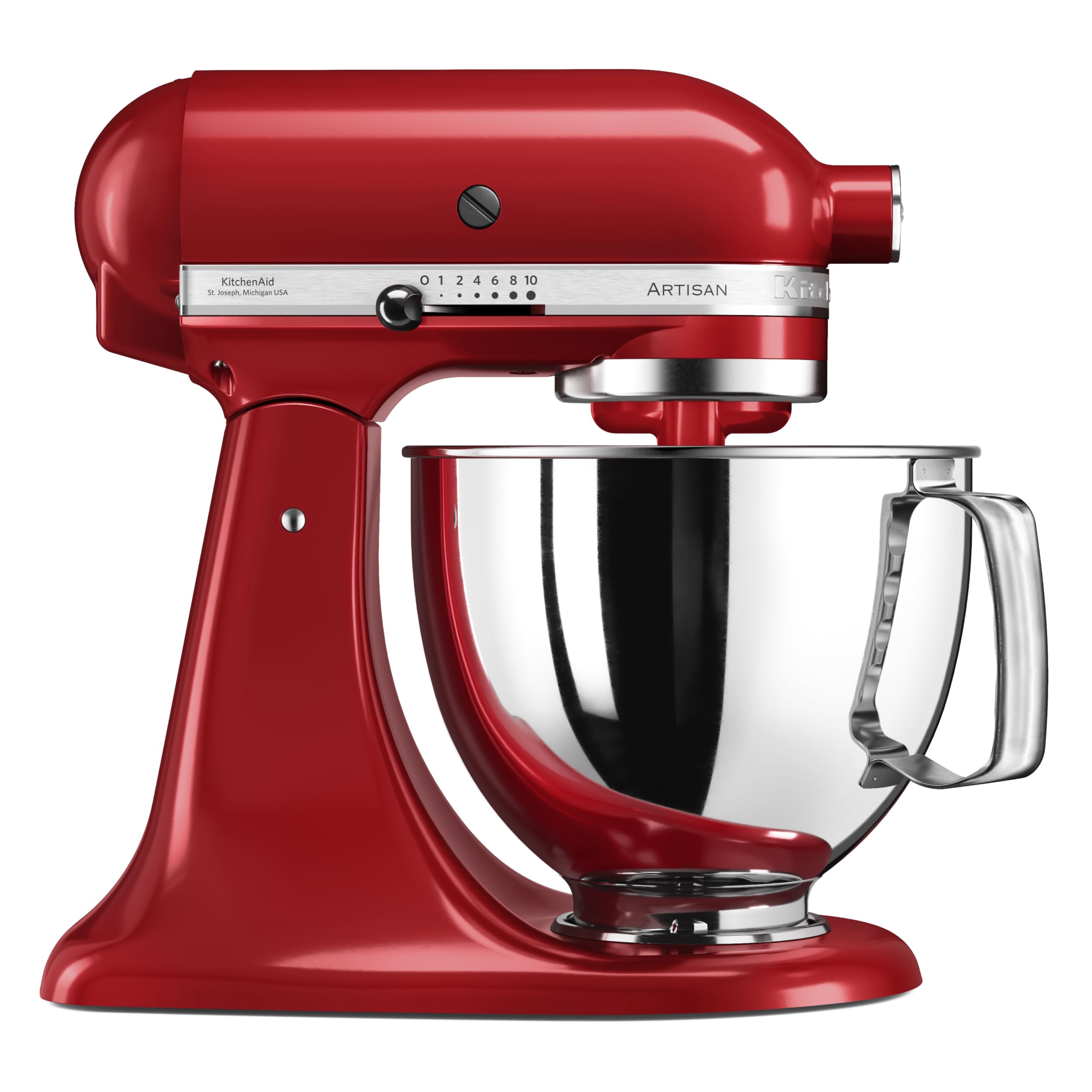 KitchenAid Artisan 5KSM125BER Stand Mixer - 4.8L - Red