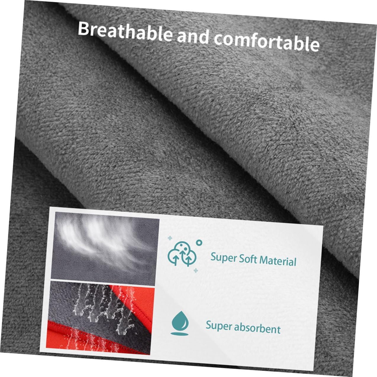 MAGICLULU 3pcs Car Drying Towels Absorbent Microfiber Cleaning Cloths Auto Wash Towels Reusable Suede for Vehicle Detailing and Exterior Care