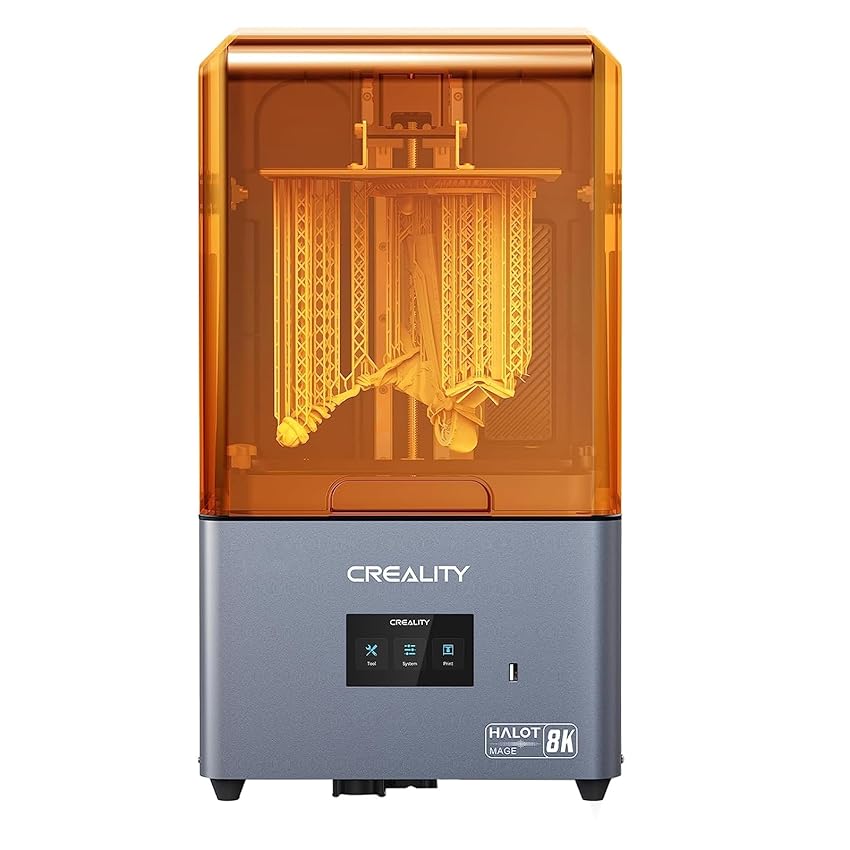 Immagine del prodotto Creality Halot-Mage Stampante 3D Resina 8K UV LCD Monocromatica da 10,3'' con Luce di Alta Precisione 3D Printer Stampa Veloce Doppio Asse Z Guide Dimensioni di Stampa Più Grandi 8,97x5,03x9,05in