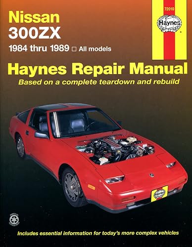 Nissan 300ZX (84-89) Turbo, 2seater &amp; 2 + 2 V6 engine Haynes Manual (Paperback)