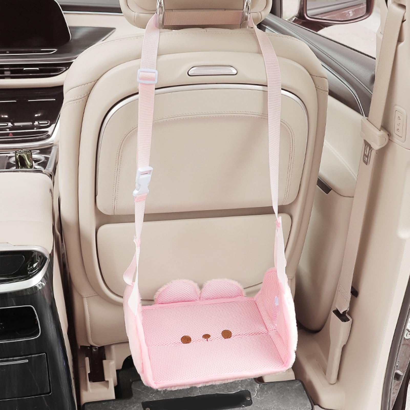 Reposapiés De Coche - Accesorios Automotrices Ergonómicos De Soporte,Hamaca Reposapiernas Para Coche De Pasajeros,Para Viajes Largos En Automóvil SUV RV Para Niños Adultos Y Pasajeros Ancianos