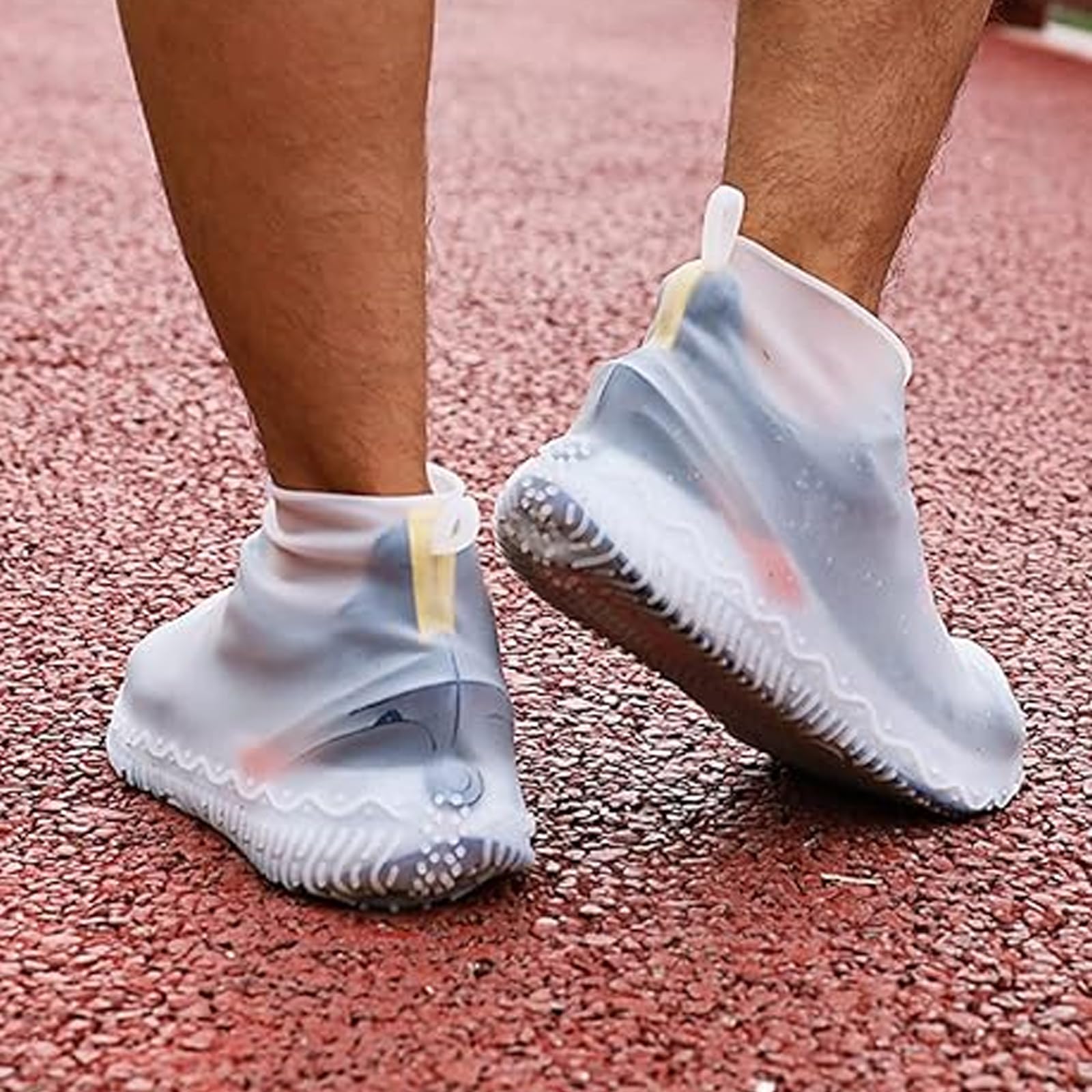 2 Paia Copriscarpe Impermeabili In Silicone - Riutilizzabili, Anti-Scadimento, Per Pioggia E Neve - Foto 9