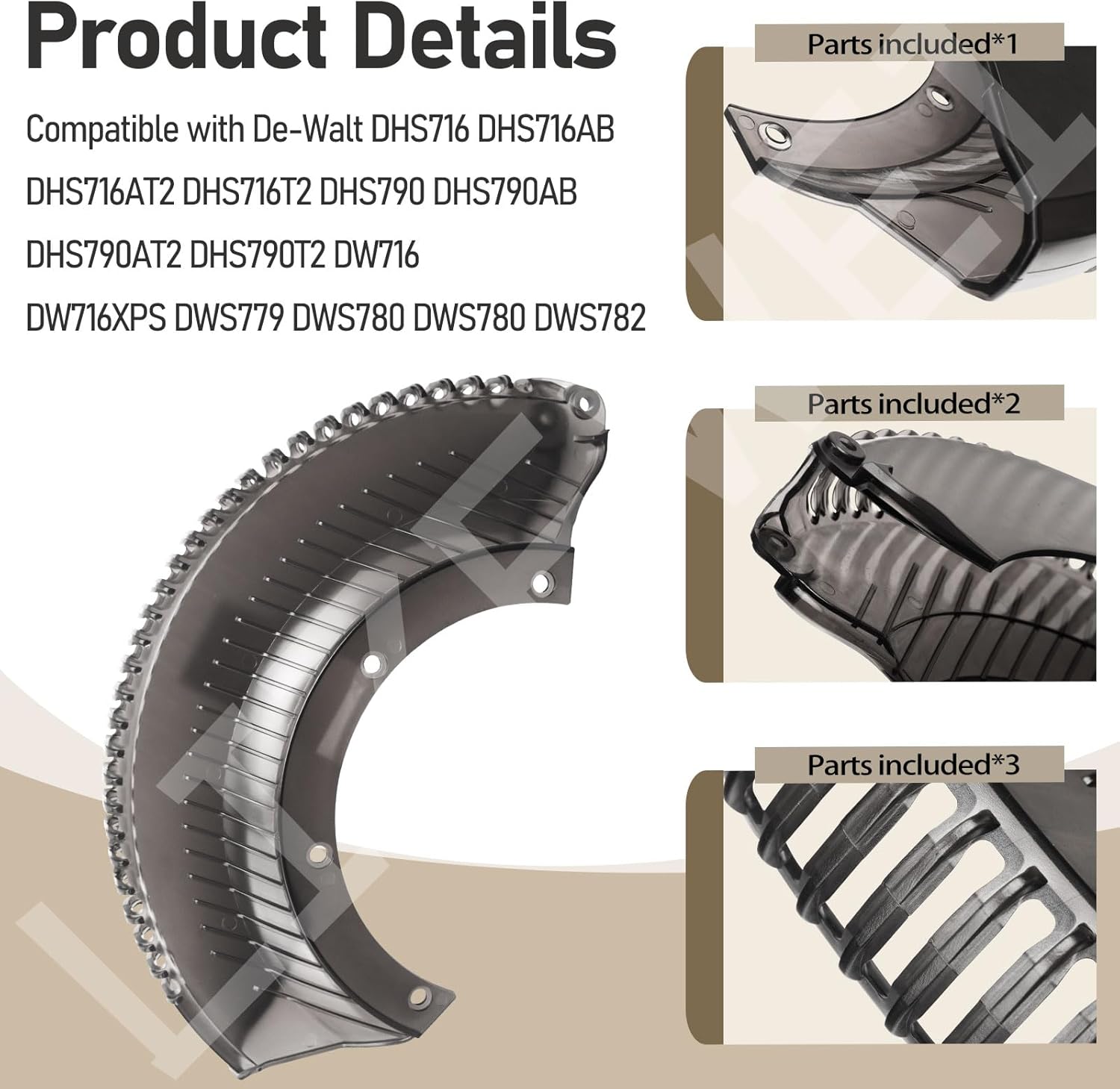 N027988 Lower Guard Assembly Replacement for DeWalt Miter Saws – Fits Model DHS716, DWS780, DWS782, DHS790, DWS779
