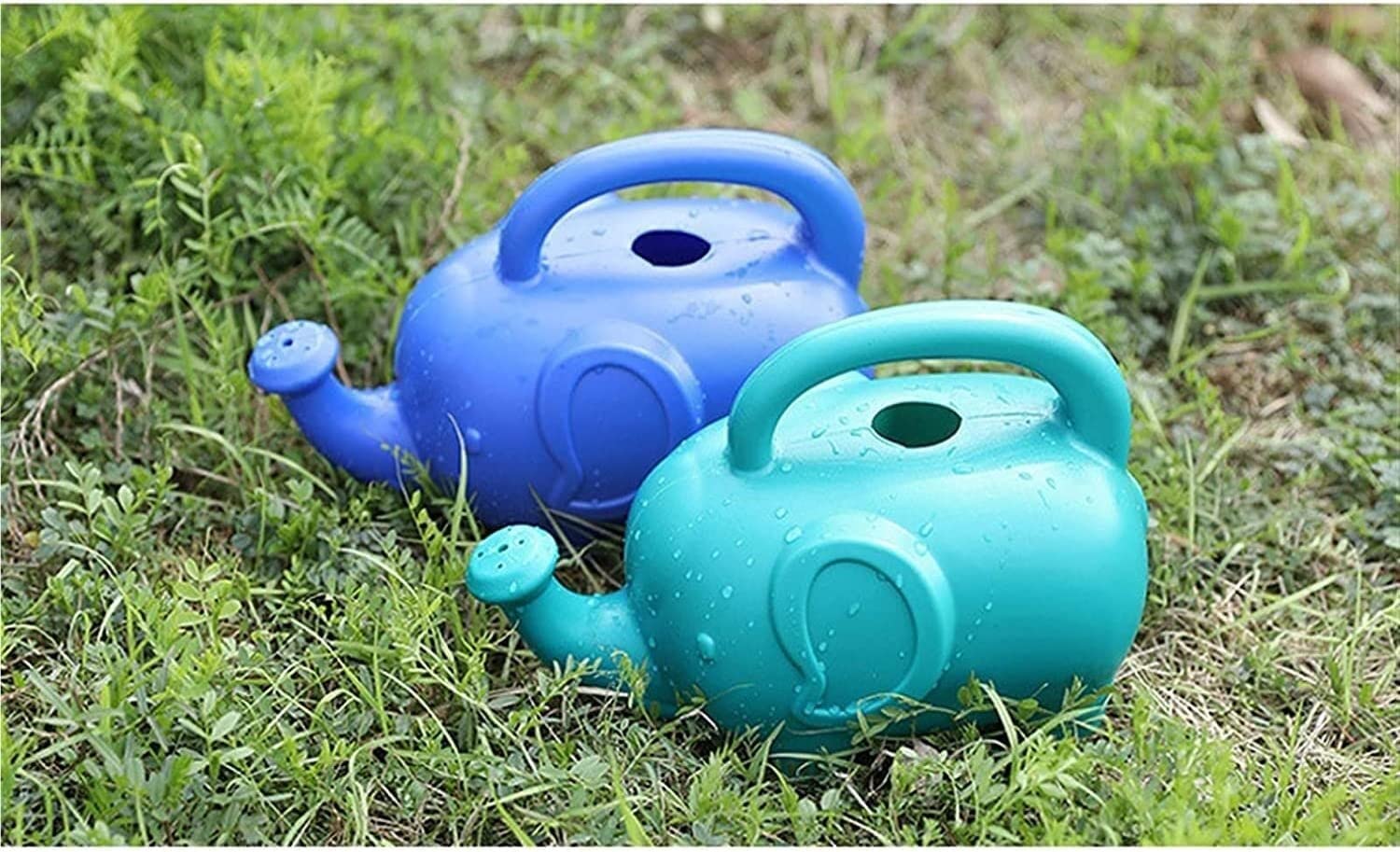 OLOTU Regadera Regadera con Mango cómodo Elefante Caño Largo Botella rociadora Jardín Bonsai Riego Botella rociadora Lata Actualizado