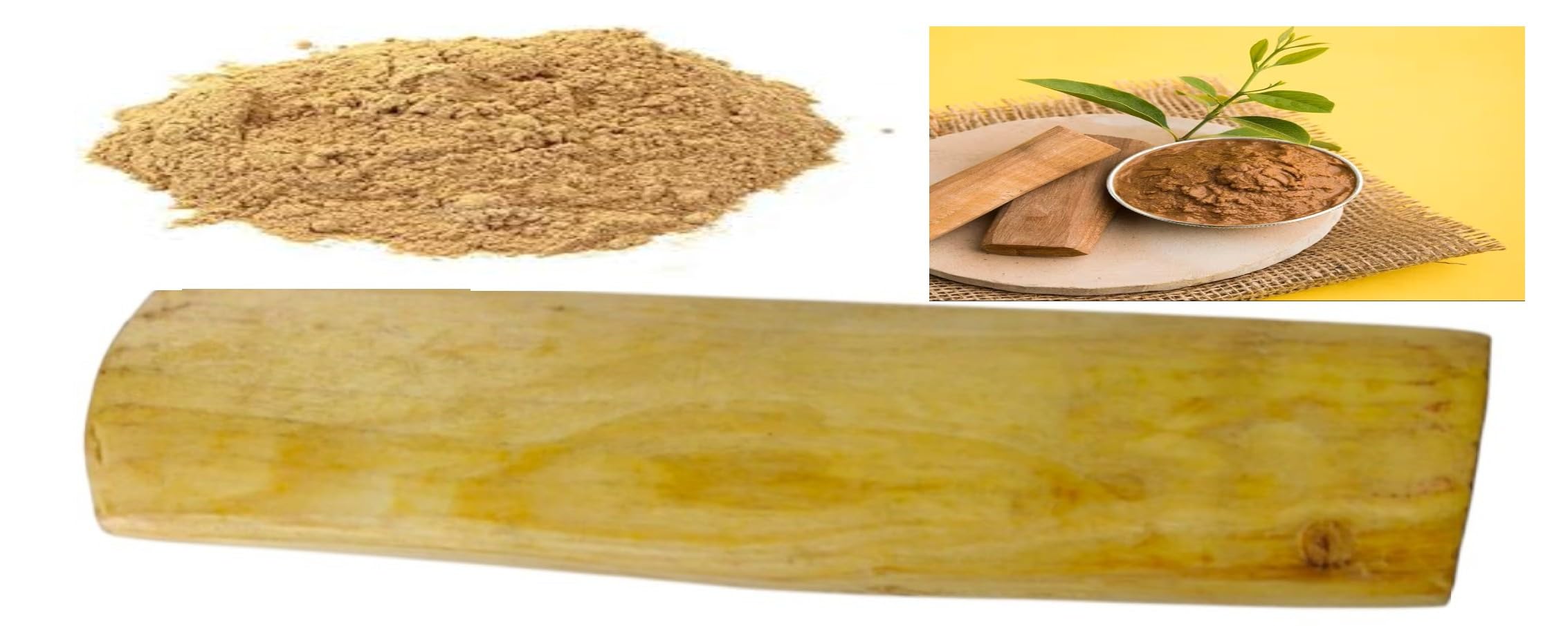 KALPVRISKHAM 100% Pure Authentic Sandalwood Chandan Stick Log for Skin Brightness.40 Gram(1 Stick)-image-20