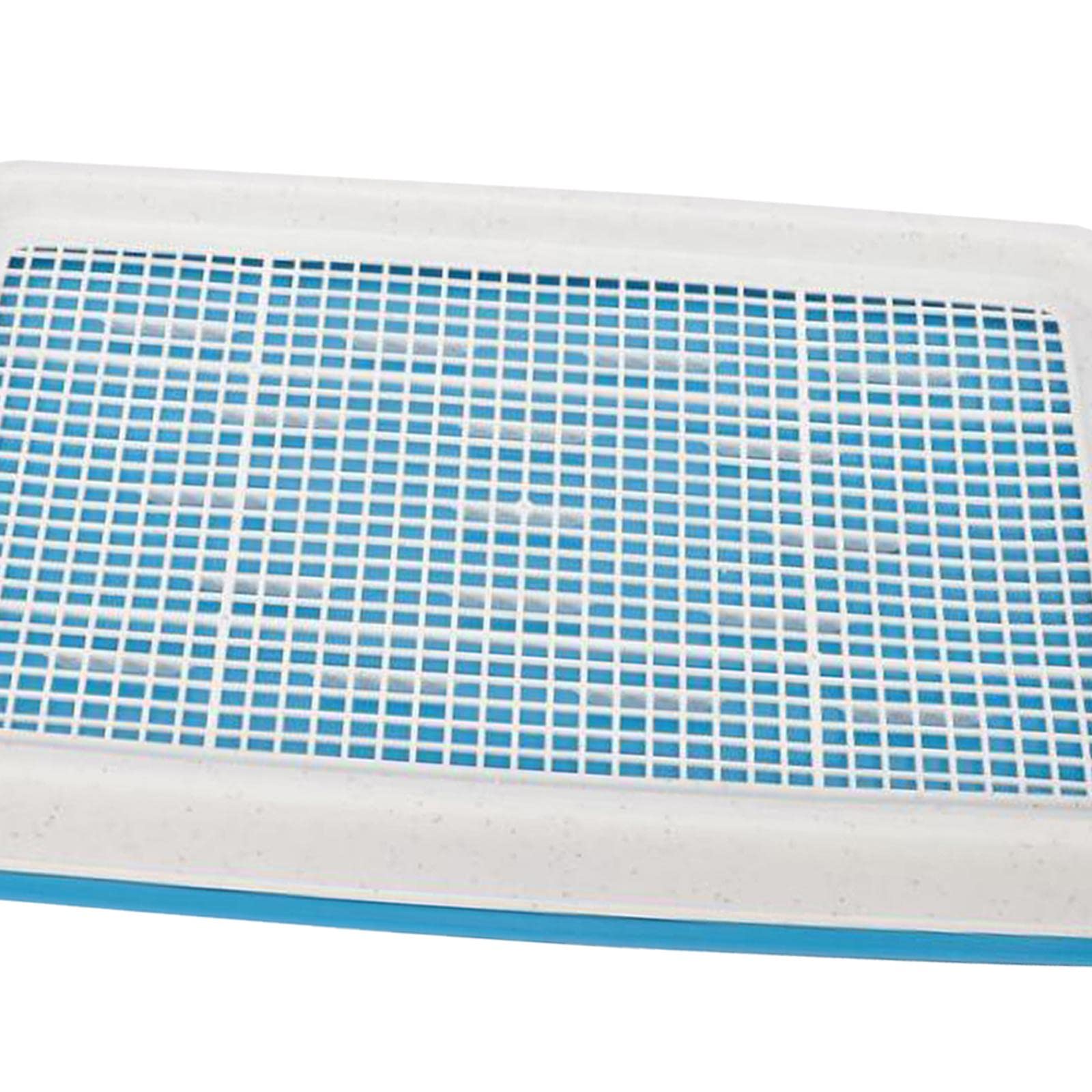 Chien Pot Toilette Formation Plateau Maille Pot Formation Plateau Chiot Pipi Support Coussin Pot entraîneur pour Chiots, Bleu