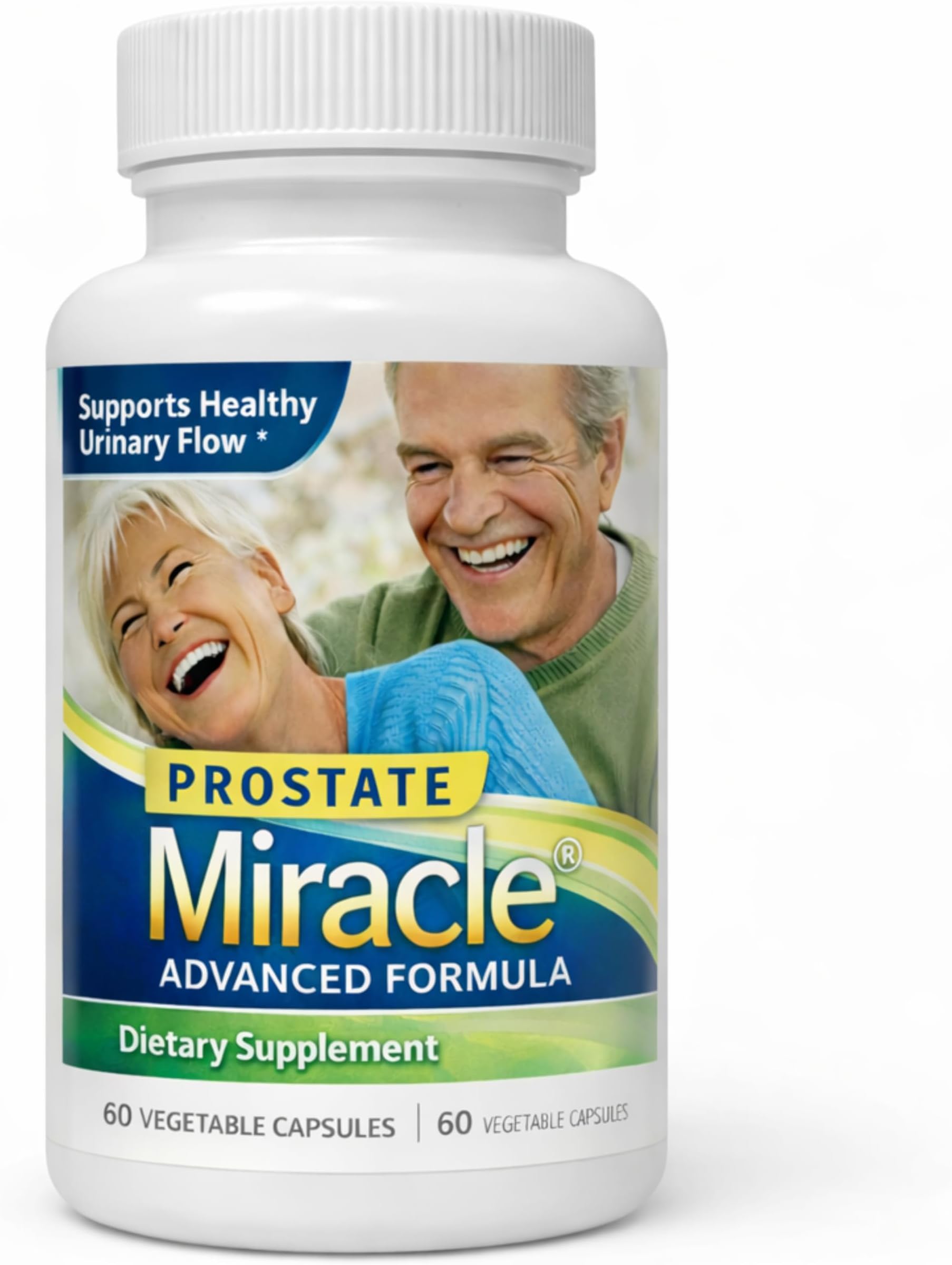 Prostate Miracle Advanced Formula โ Beta Sitosterol Prostate Supplement for Men โ Pine-Derived Phytosterols (Non-GMO) โ Supports Healthy Urinary Flow โ 60 Vegetable Capsules