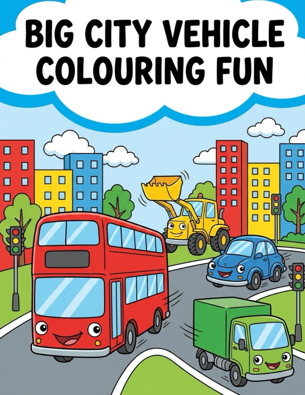 Big City: Vehicle Colouring Book