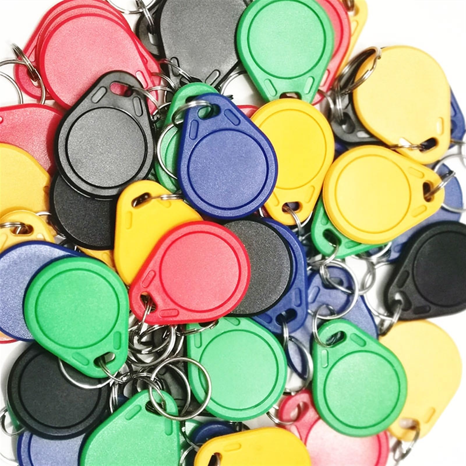 10 szt. EM4305 T5577 125 kHz kopiowanie wielokrotnego zapisywania breloki RFID tag brelok karta zbliżeniowy token odznaka duplikat (10 szt. kart T5577)