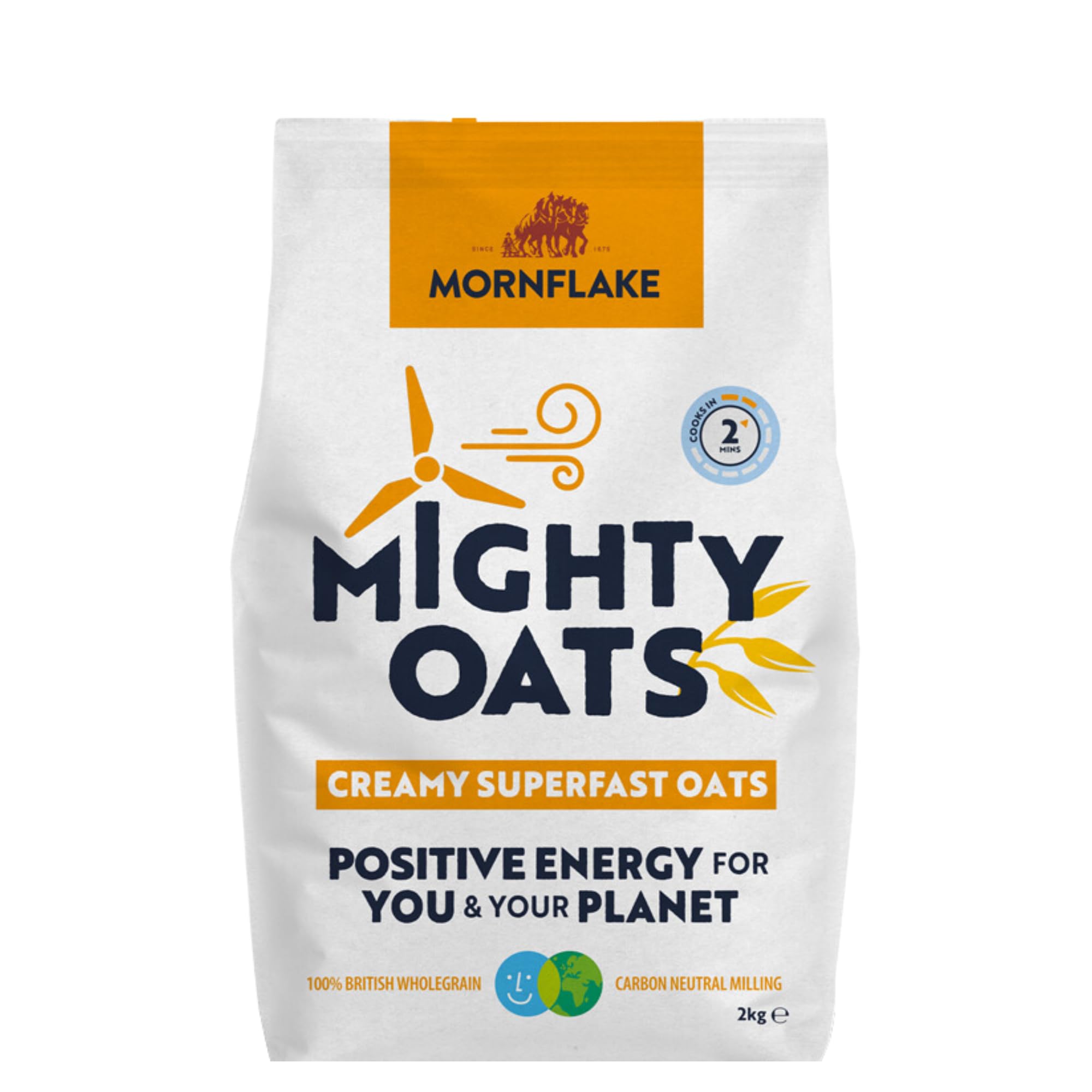 Mornflake Oats 2kg - 4 Pack