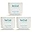 Wild - Refillable Deodorant - Fresh Cotton & Sea Salt Refill Trio Pack - Vegan - Aluminum Free - Long Lasting Protection - 3 Pack of 1.41oz Refills