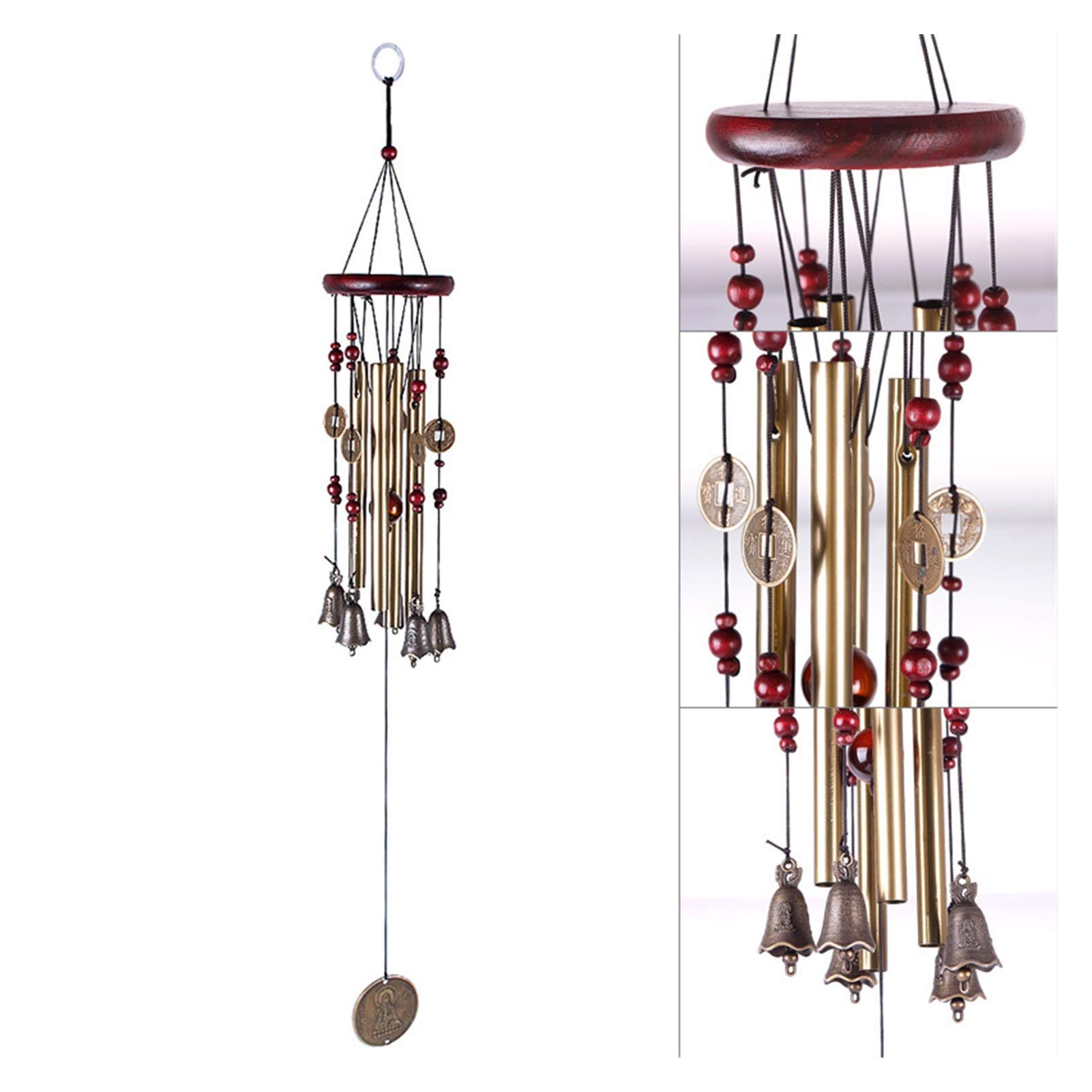 Windspiel für den Außenbereich, tiefer Ton, Windspiel, Verlust der Liebsten, Gedenk-Windspiel, Röhren