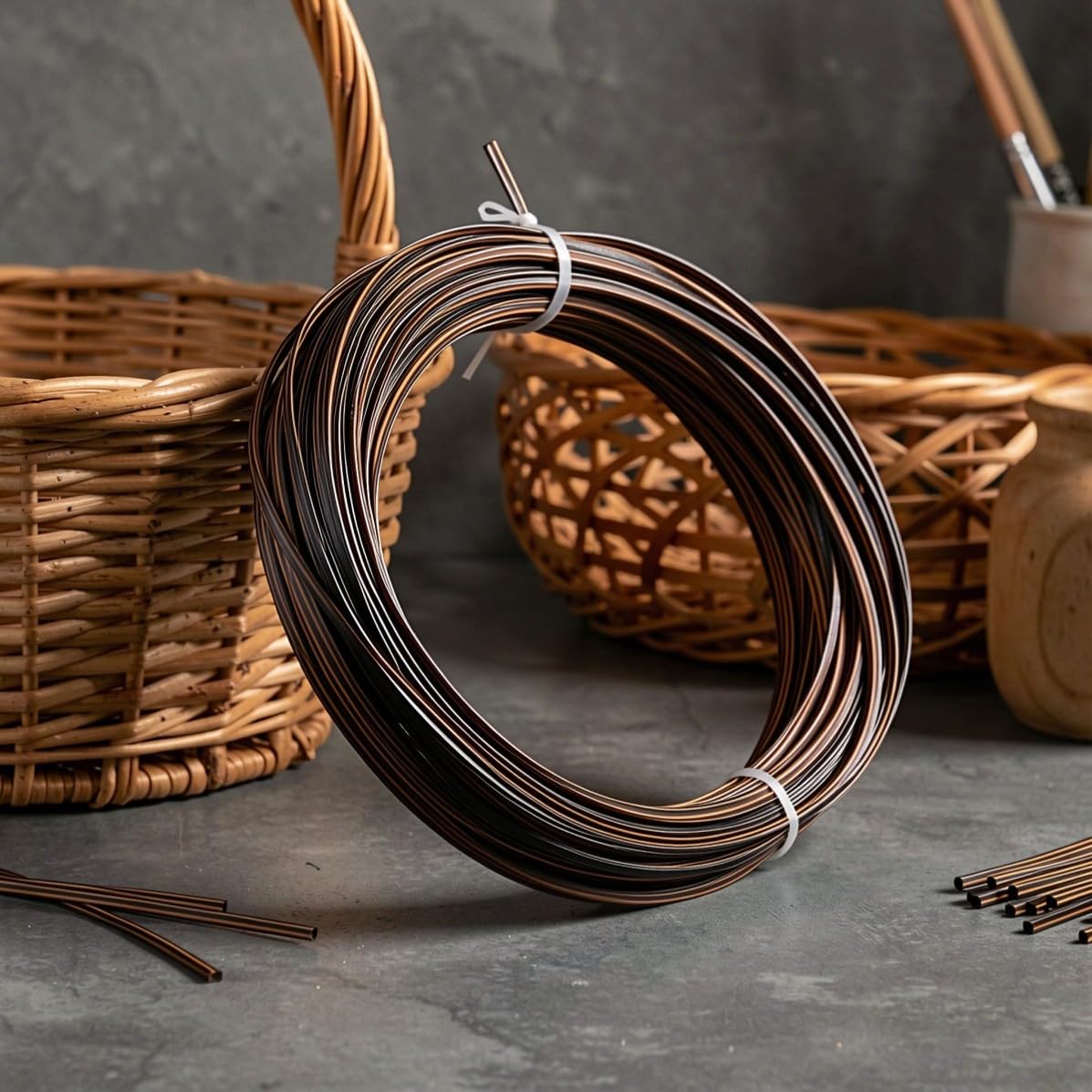 TEHAUX 2 Pezzi Strisce di Riparazione in Rattan Pe per Sedia e Mobile