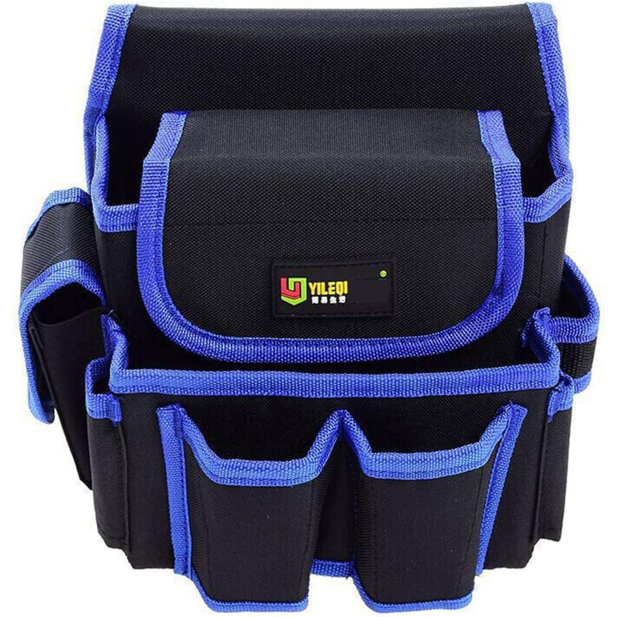 Sac à dos outils électricien avec poche pour tournevis et sacoche de rangement bleu