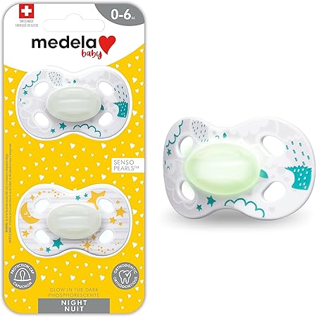 Amazon.com : Medela Baby Pacifier | Newborn 0-2 Months | 2-Pack ...
