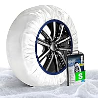 Avilia Calze da Neve per Auto Taglia S Autocentranti - Ideali per Viaggiare in Inverno