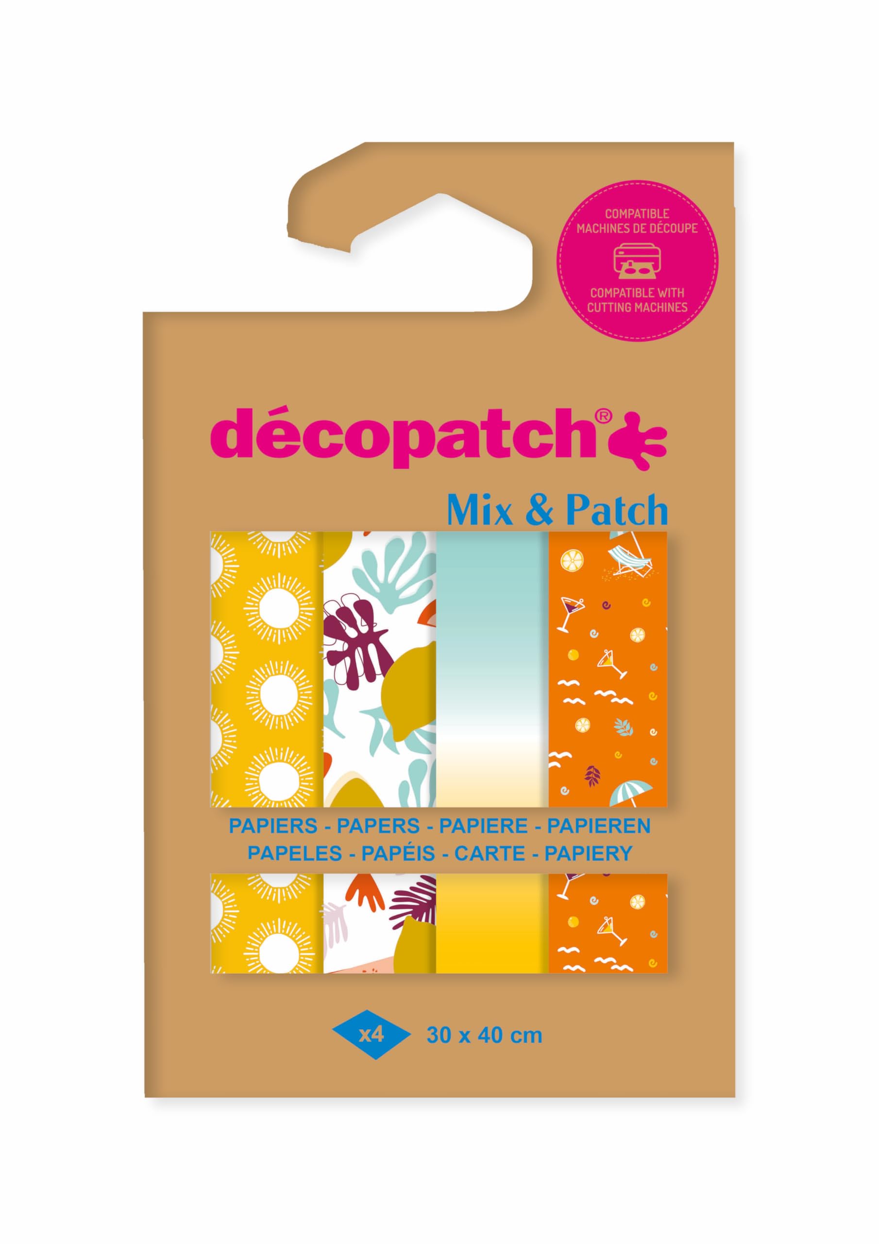Decopatch - Sheet, DP034C, Multicolor