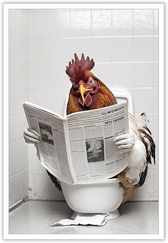 Vista 30 de KOEUIRW Divertido lienzo de baño Golden Retriever para pared, póster de perro lindo en el inodoro, impresiones de animales en blanco y negro