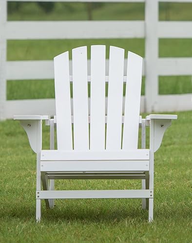 Miniatura 12 de Leigh Country, silla de jardín de tablas de madera., Adirondack, Rojo Rojo -,Blanco,Natural,https://www.amazon.com/dp/undefined