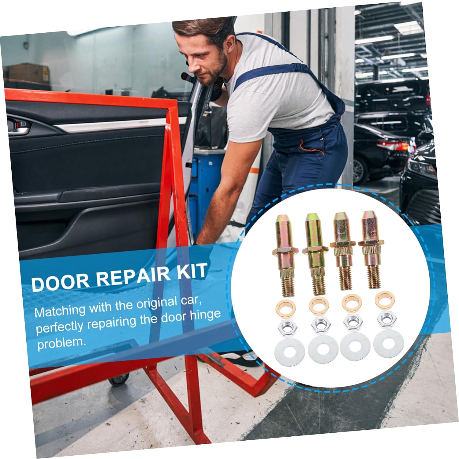 Car Door and Bushing Repair Kit Fit for Efficient Hinge Repairs Door Capacity Easy to Use Car Tools