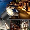SMY Lighting 10Pack Decking Lights, LED Deck lights with Protecting Shell φ32mm,Warm White Deck Lighting IP67 Waterproof, 12V Low Voltage for Garden Steps,Stair,Patio,Floor,Kitchen Skirting Decoration
