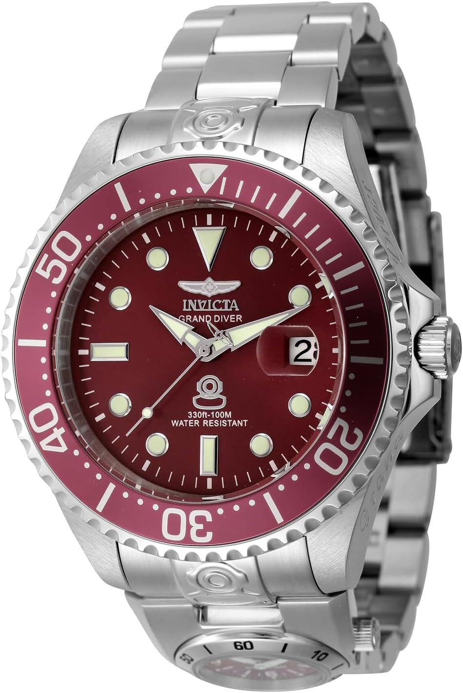 Invicta Pro Diver Men 47mm Stainless Steel Steel Black dial NH35A Automatic