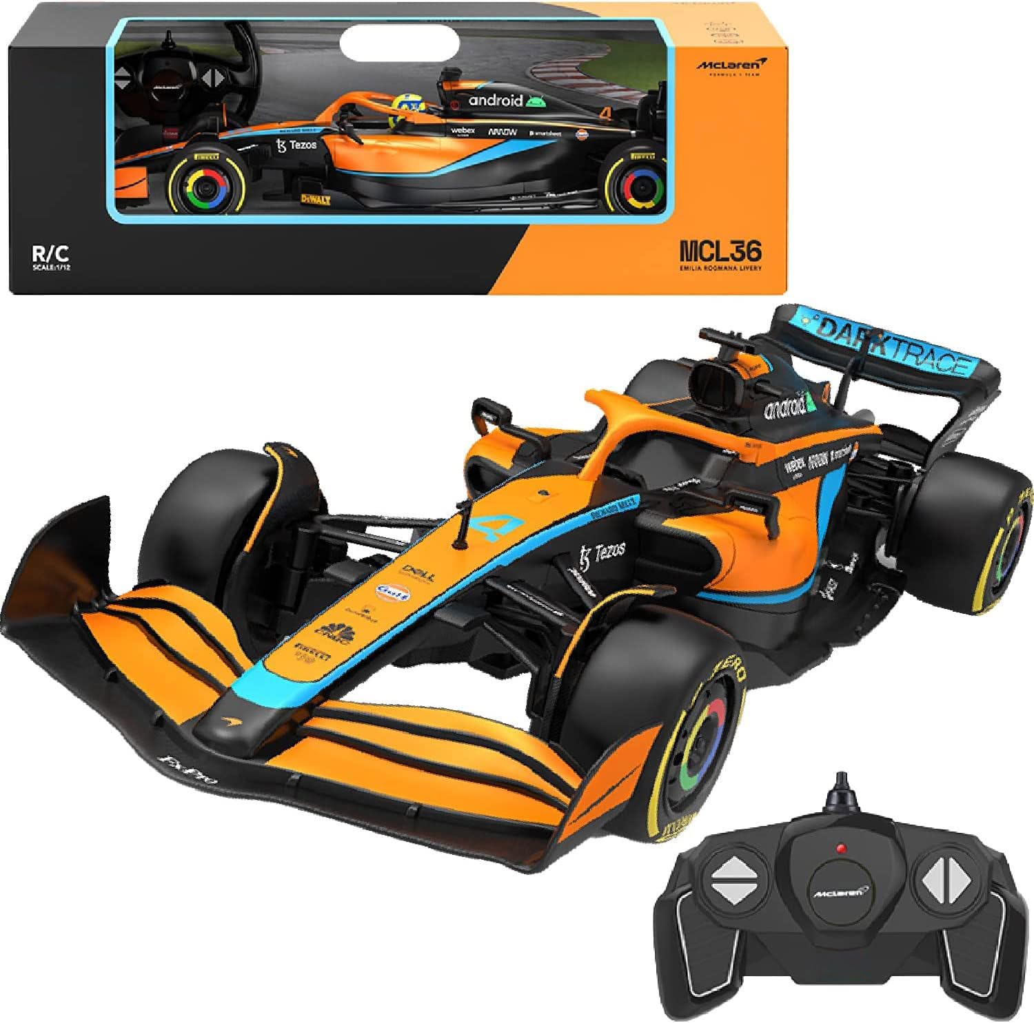 McLaren F1 HEKORSA-Edition 限定999台4台Set Amazon.com: Xiangtat 1/12 1/18 Remote Control 2022 F1 MCL36#4