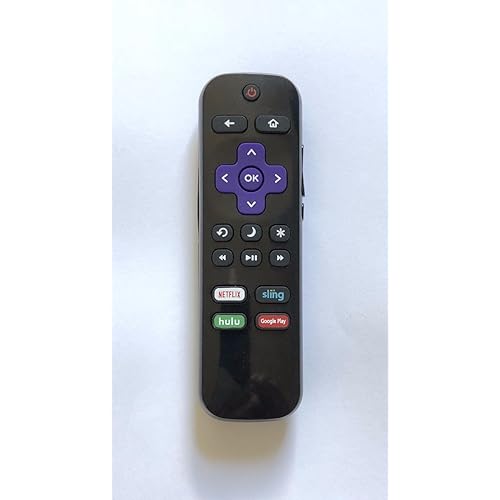 US New Remote NS-RCRUS-17 for Insignia Roku TV Netflix Sling hulu Google Play