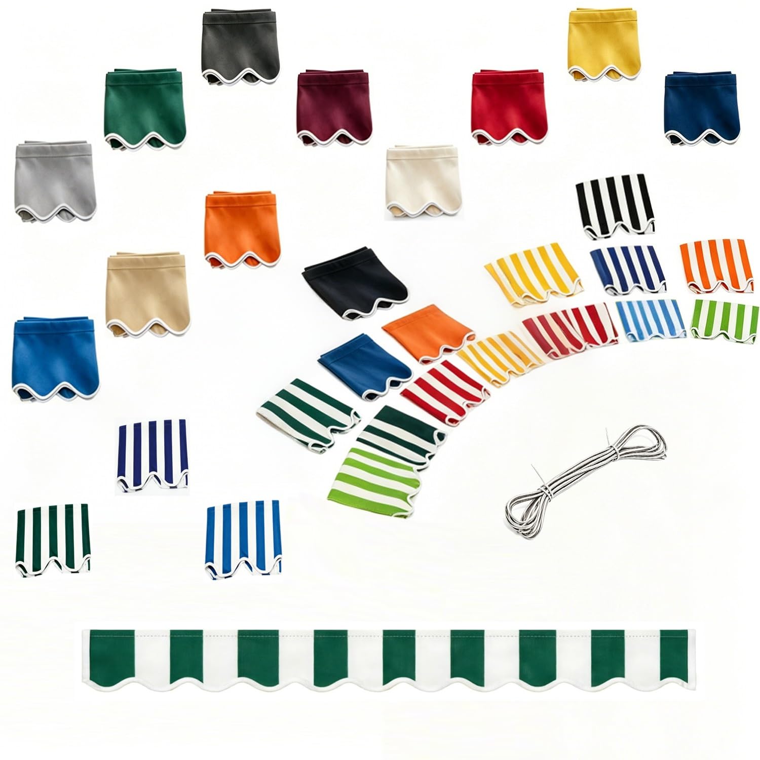 Lambrequin de rechange pour store banne cassé ou jauni protection terrasse