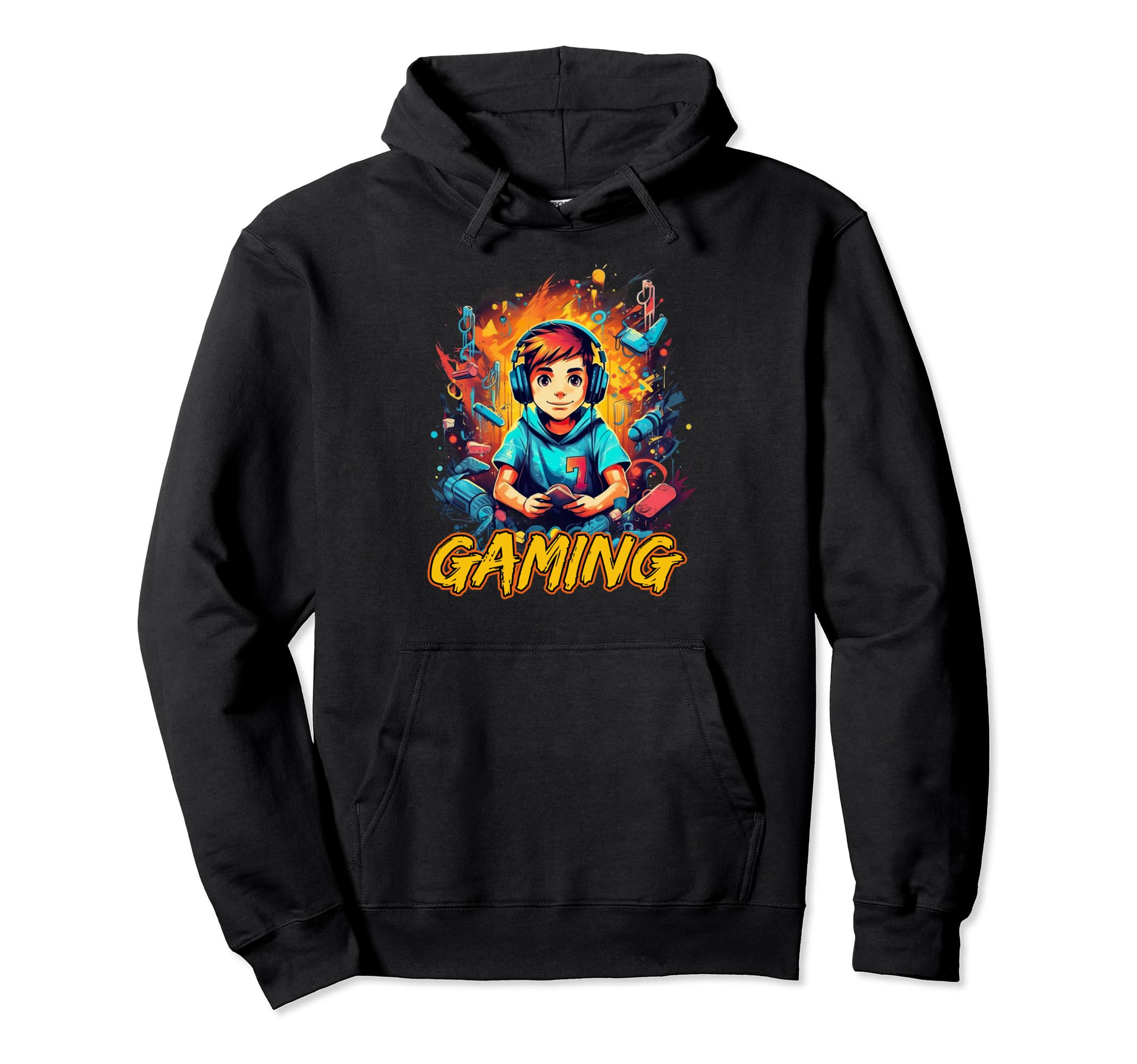80s Pop Gaming 80s Popstyle Cartoon For all, who Love 80s Pullover Hoodie
