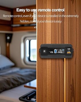 YSOLX 2000W Pure Sine Wave Power Inverter 12V to 110V/120V AC Converter for Home, RV, Truck, AC Hardwire Port, Remote Controller,Off-Grid Applications