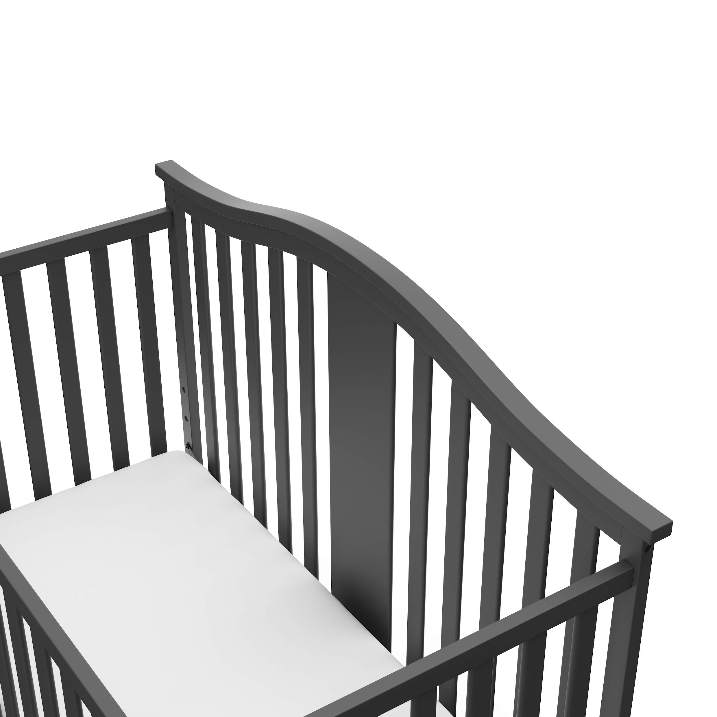 Amazon.com: Graco Solano 5-in-1 Convertible Crib (Gray) – Converts from  Baby Crib to Toddler Bed, Daybed and Full-Size Bed, Fits Standard Full-Size  Crib Mattress, Adjustable Mattress Support Base : Baby