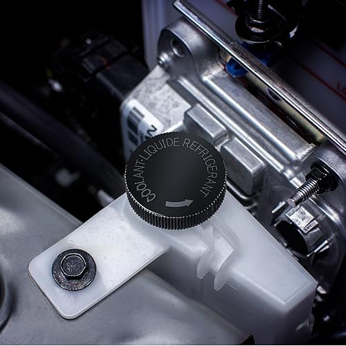 Miniatura 3 de Frienda 2 tapas de depósito de refrigerante 21712-79900, color negro, para radiador, refrigerante, desbordamiento de agua, tapa de tanque de agua,