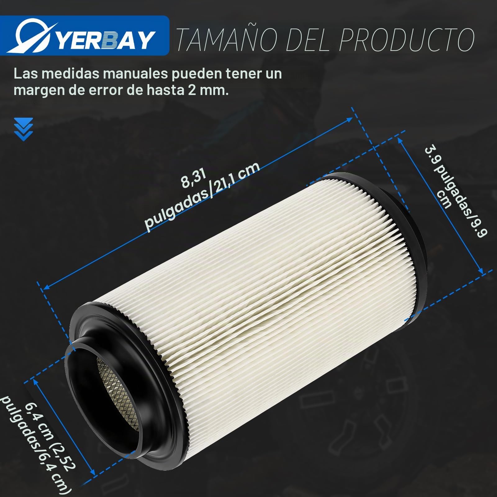 Filtro de aire 7080595 7082101 Para Polaris Sportsman 335 400 450 500 550 570 600 700 800 850 1000 ATV Quad scrambler XP 850 1000