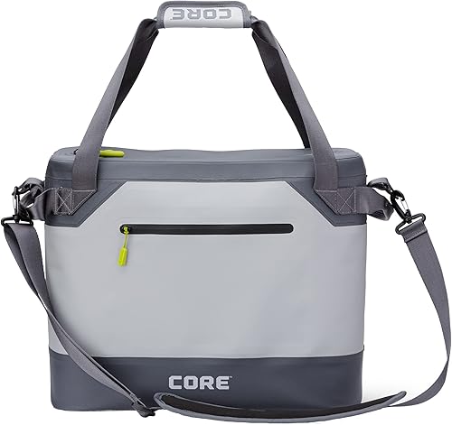 Miniatura 1 de CORE Enfriadores suaves aislados a prueba de fugas para camping, al aire libre, almuerzo, viajes, picnic, accesorios de playa, 12 latas, 20 latas,