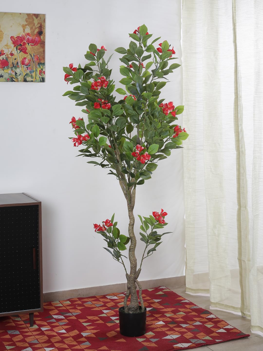 Home Bloom Artificial Cherry Blossom Trees Handmade Light Pink Tree Indoor Outdoor Home (Dkpink)