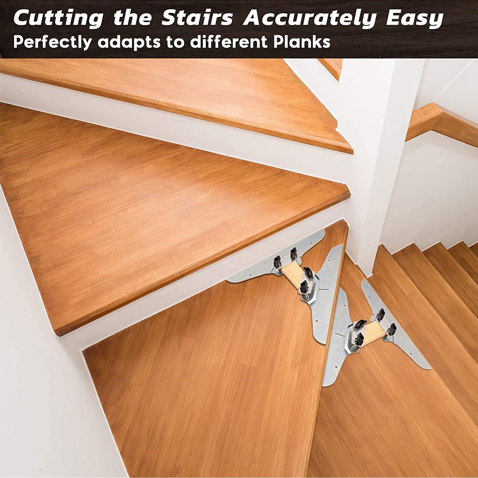 OUTIL DE GABARIT de Marche D'Escalier de 9 à 54 Pouces, Outil de Mesure D'E9117 EUR 47,46