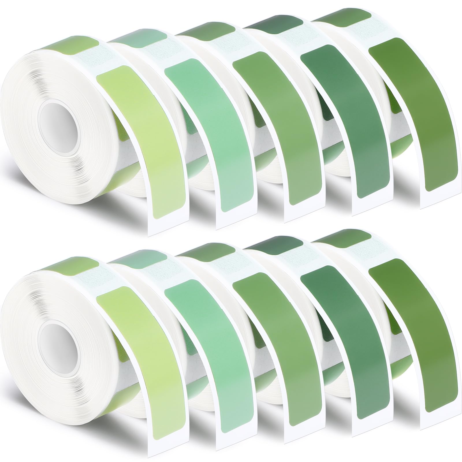 Gersoniel 1600 Pcs Label Tapes Compatible with D30 Label Printer Laminated Labeling Stickers Thermal Labels for Home Office