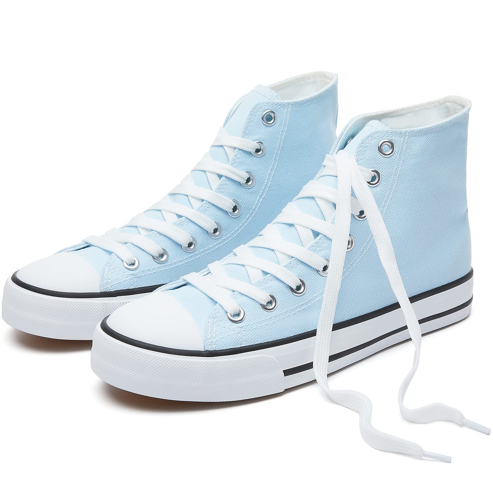 hash bubbie Women's High top Sneakers Classic High Tops Canvas Shoes