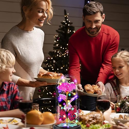 Miniatura 19 de Regalos para mamá para el día de San Valentín, regalos de rosas para mujeres, rosa de la bella y la bestia, regalo para el día de San Valentín