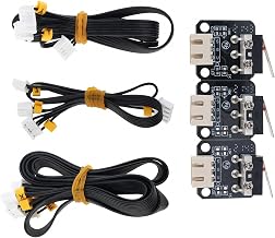 3D Printer Part Stepper Motor X Y Z Axis Cable and End Stop Limit Switch | Fit for Ender 3/Ender 3 Pro/Ender 3X. 3Pcs Stepper Motor Cable and 3Pcs Endstop Limited Switch